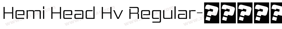 Hemi Head Hv Regular字体转换